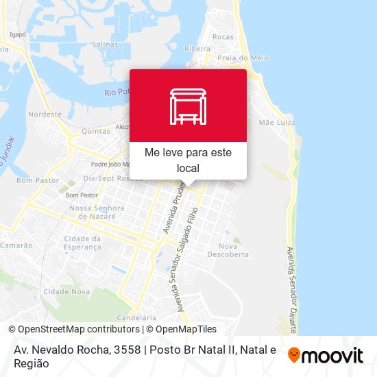 Av. Nevaldo Rocha, 3558 | Posto Br Natal II mapa