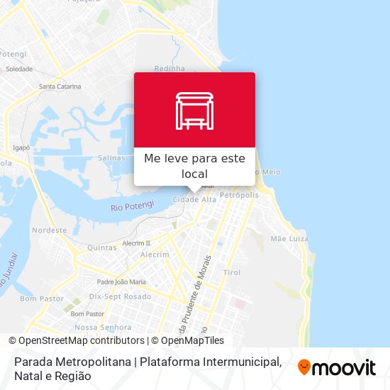 Parada Metropolitana | Plataforma Intermunicipal mapa