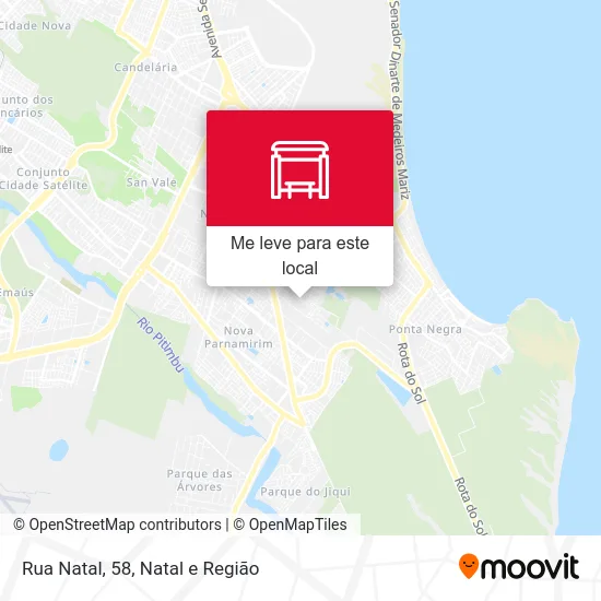 Rua Natal, 58 mapa