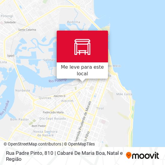 Rua Padre Pinto, 810 | Cabaré De Maria Boa mapa