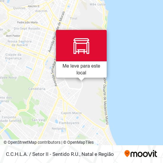 C.C.H.L.A. / Setor II - Sentido R.U. mapa