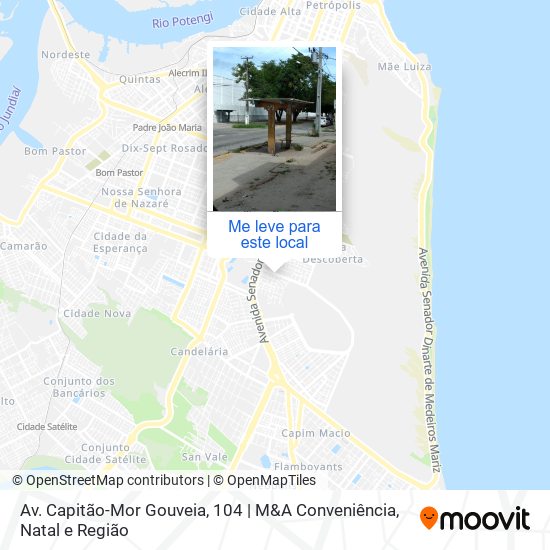 Av. Capitão-Mor Gouveia, 104 | M&A Conveniência mapa