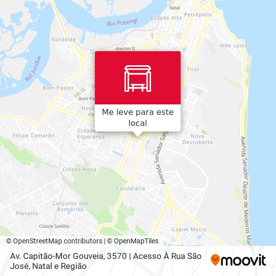 Av. Capitão-Mor Gouveia, 3570 | Acesso À Rua São José mapa