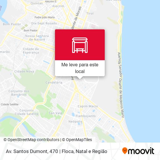 Av. Santos Dumont, 467 | Escola Estadual Floriano Cavalcanti - Floca mapa