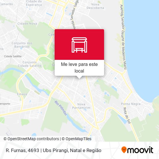 R. Furnas, 4693 | Ubs Pirangi mapa