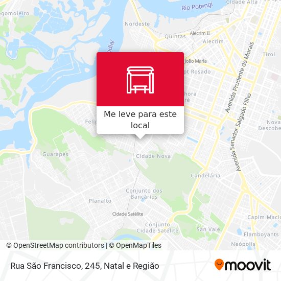 Rua São Francisco, 245 mapa