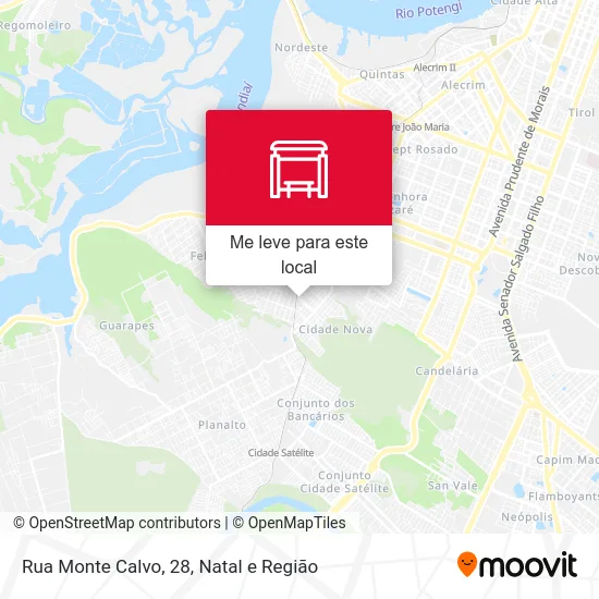 Rua  Monte Calvo, 28 mapa