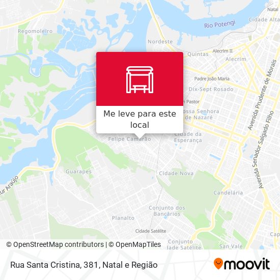 Rua Santa Cristina, 381 mapa