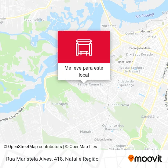 Rua Maristela Alves, 418 mapa