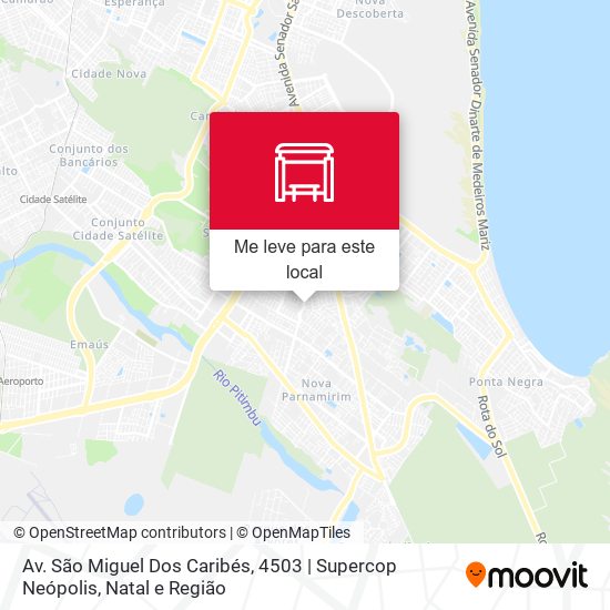 Av. São Miguel Dos Caribés, 4503 | Supercop Neópolis mapa