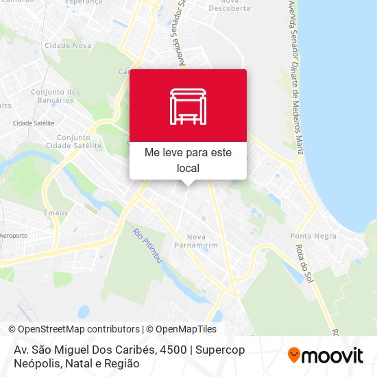 Av. São Miguel Dos Caribés, 4500 | Supercop Neópolis mapa