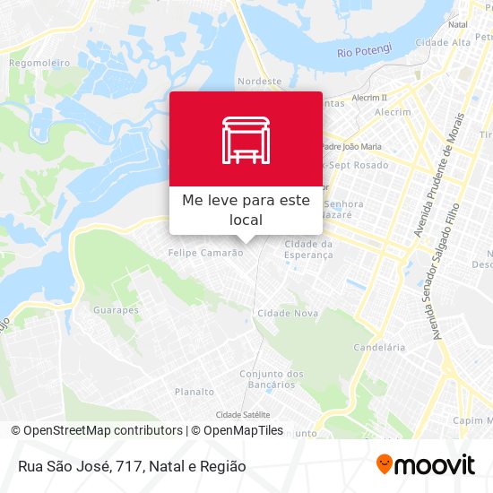 Rua São José, 717 mapa