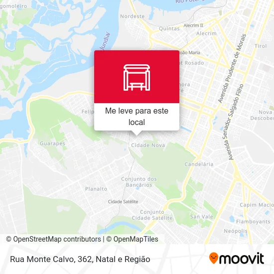 Rua  Monte Calvo, 362 mapa