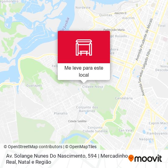 Av. Solange Nunes Do Nascimento, 594 | Mercadinho Real mapa