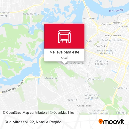 Rua Mirassol, 92 mapa