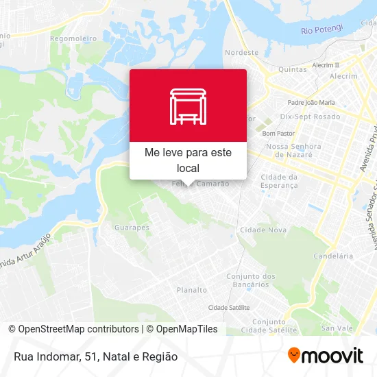 Rua Indomar, 51 mapa