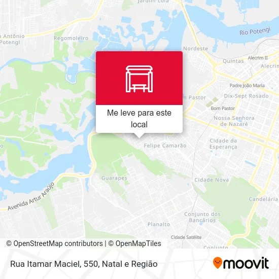 Rua  Itamar Maciel, 550 mapa