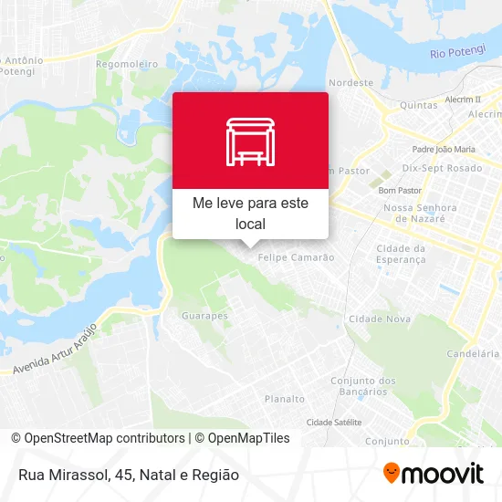Rua Mirassol, 45 mapa