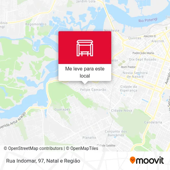 Rua Indomar, 97 mapa