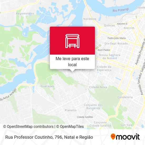 Rua Professor Coutinho, 796 mapa