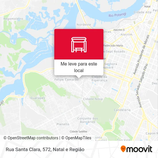 Rua Santa Clara, 572 mapa