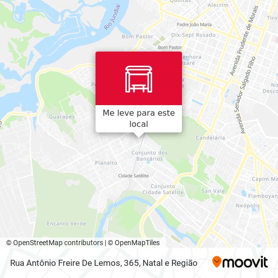 Rua Antônio Freire De Lemos, 365 mapa