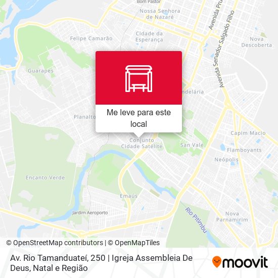 Av. Rio Tamanduateí, 250 | Igreja Assembleia De Deus mapa