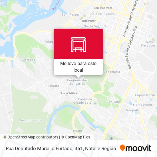 Rua Deputado Marcílio Furtado, 361 mapa