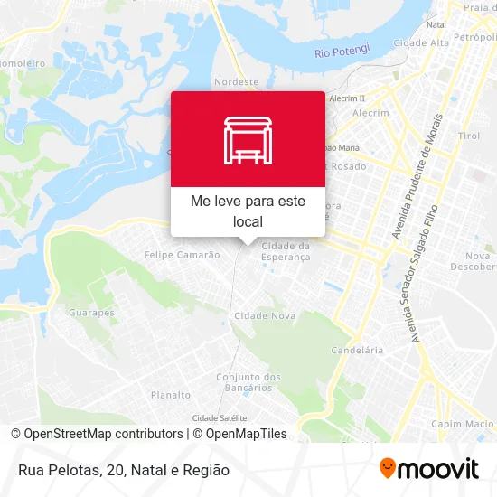 Rua Pelotas, 20 mapa