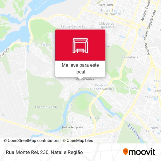 Rua Monte Rei, 230 mapa