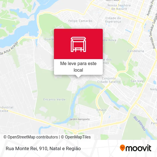 Rua  Monte Rei, 910 mapa