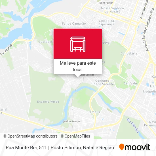 Rua Monte Rei, 511 | Posto Pitimbú mapa