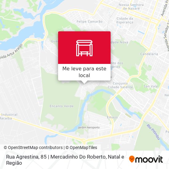 Rua Agrestina, 85 | Mercadinho Do Roberto mapa