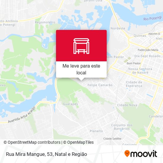 Rua Mira Mangue, 53 mapa