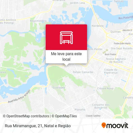 Rua Miramangue, 21 mapa