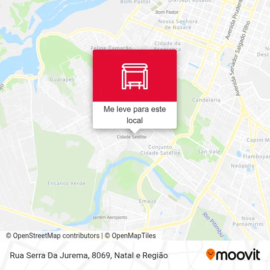 Rua Serra Da Jurema, 8069 mapa