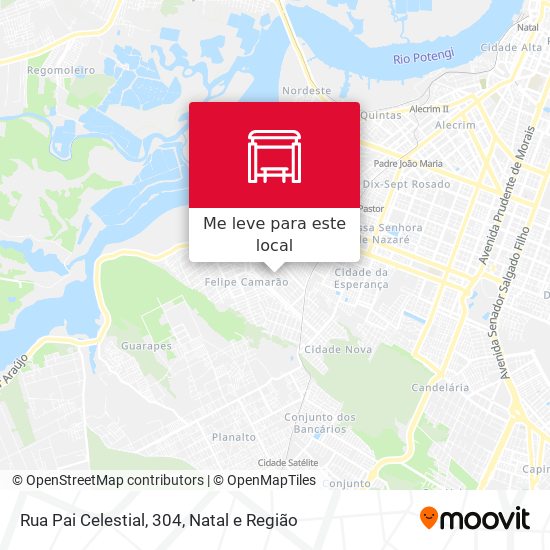 Rua Pai Celestial, 304 mapa