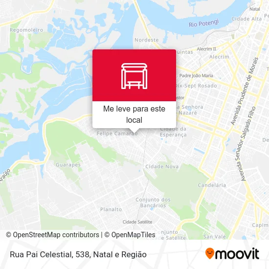 Rua Pai Celestial, 538 mapa