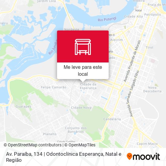 Av. Paraíba, 134 | Odontoclínica Esperança mapa