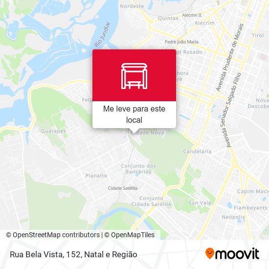 Rua Bela Vista, 152 mapa