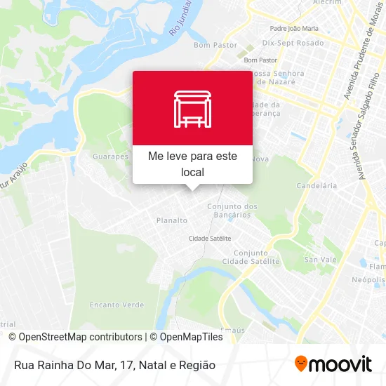 Rua Rainha Do Mar, 17 mapa