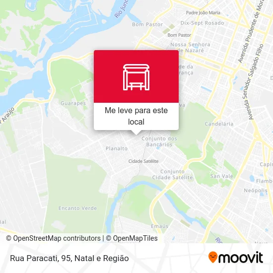Rua Paracati, 95 mapa