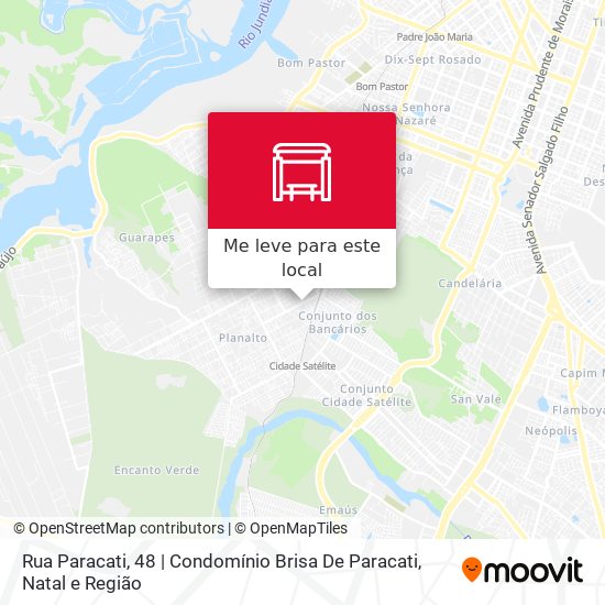 Rua Paracati, 48 | Condomínio Brisa De Paracati mapa