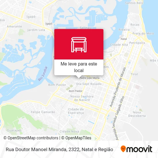 Rua Doutor Manoel Miranda, 2322 mapa