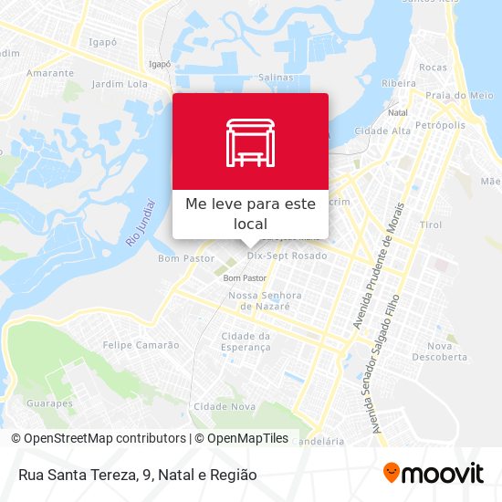 Rua Santa Tereza, 9 mapa