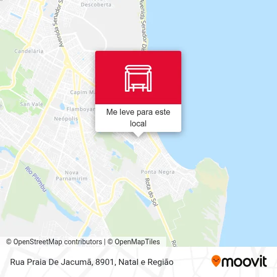 Rua Praia De Jacumã, 8901 mapa