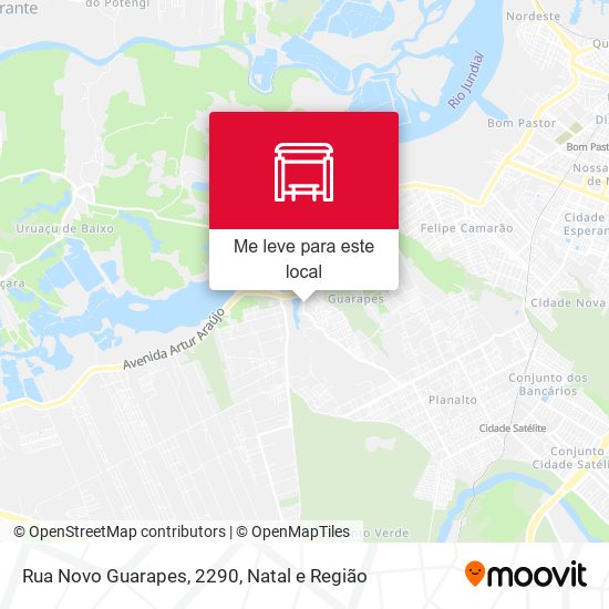 Rua Novo Guarapes, 2290 mapa