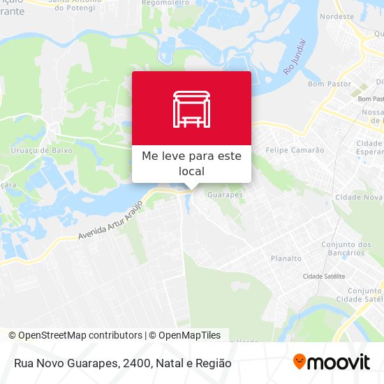 Rua Novo Guarapes, 2400 mapa