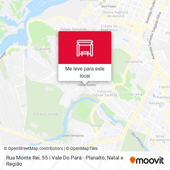 Rua Monte Rei, 55 | Vale Do Pará - Planalto mapa