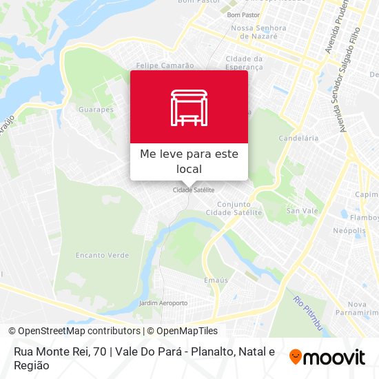 Rua Monte Rei, 70 | Vale Do Pará - Planalto mapa